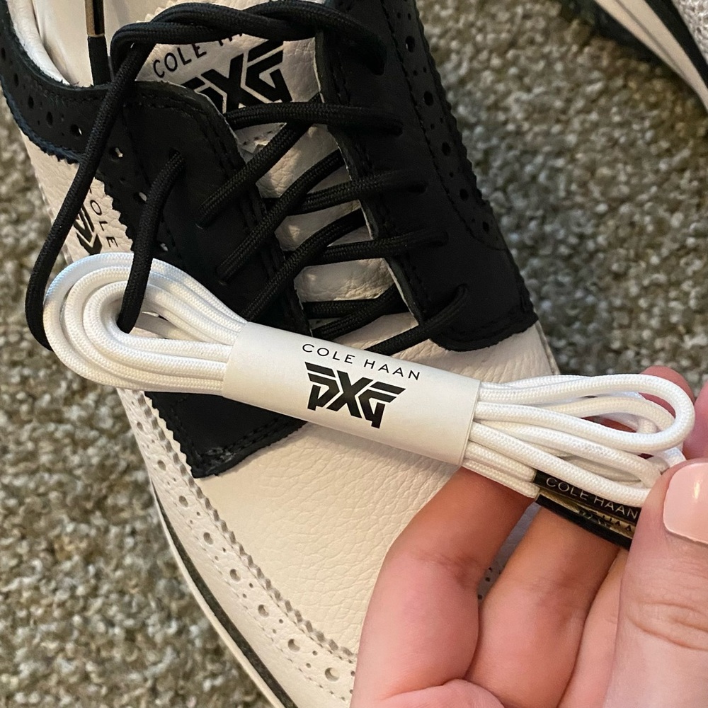 NWT PXG X Cole Haan Waterproof Tour Golf Shoes With Socks, Laces, and Shoe Bags - Picture 7 of 13